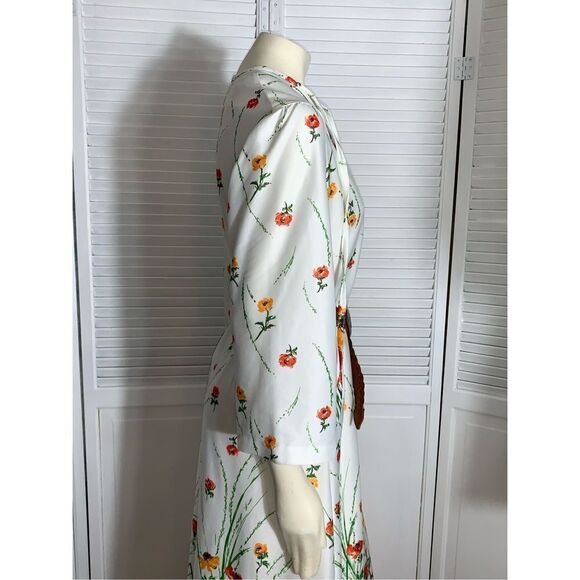 Vintage Floral Pullover Dress Robe LOUNGEES Nightgown - Picture 5 of 16